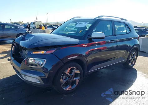 2021 Hyundai Venue Denim from USA, damaged, VIN KMHRC8A33MU114137